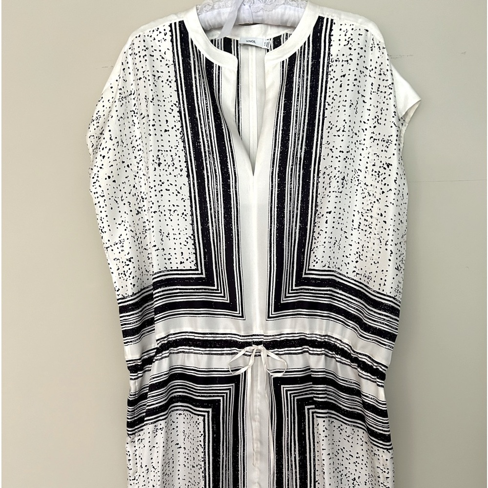 VINCE Silk Sleeveless Dress.